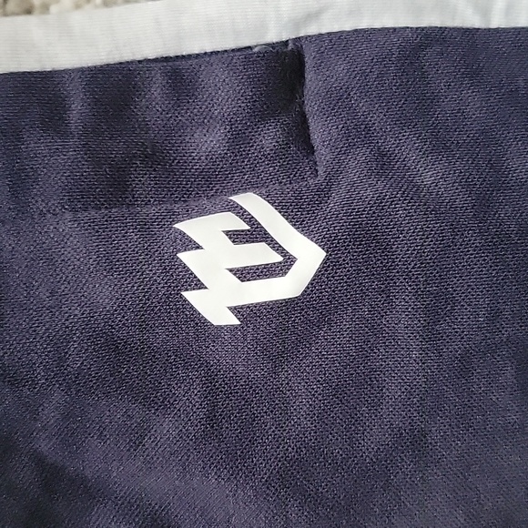 Navy blue and white sweatpants boys size medium - Picture 2 of 3